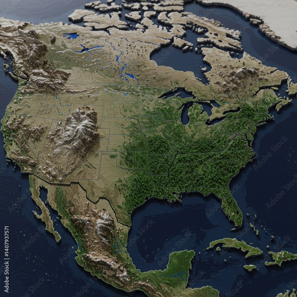 usa map of united states america us