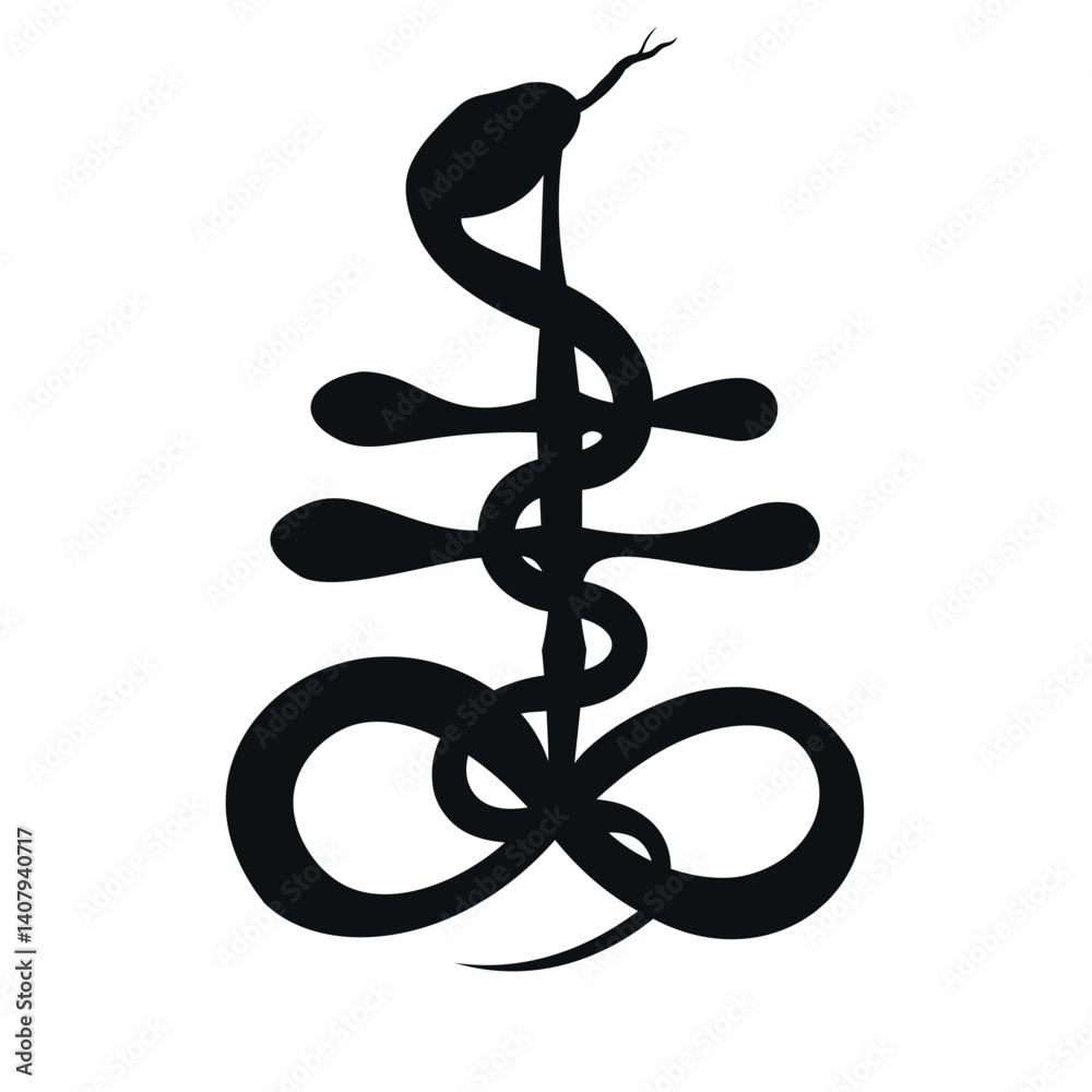 Leviathan cross, the alchemical symbol of sulfur or satanism flat vector icon for games and websites, vector illustration. Vector illustration Leviathan cross, the alchemical symbol of sulfur or satanism flat vector icon for games and websites, vector illustration. Vector illustration