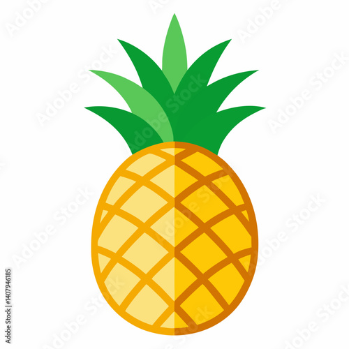 vector illustration of pineapple
