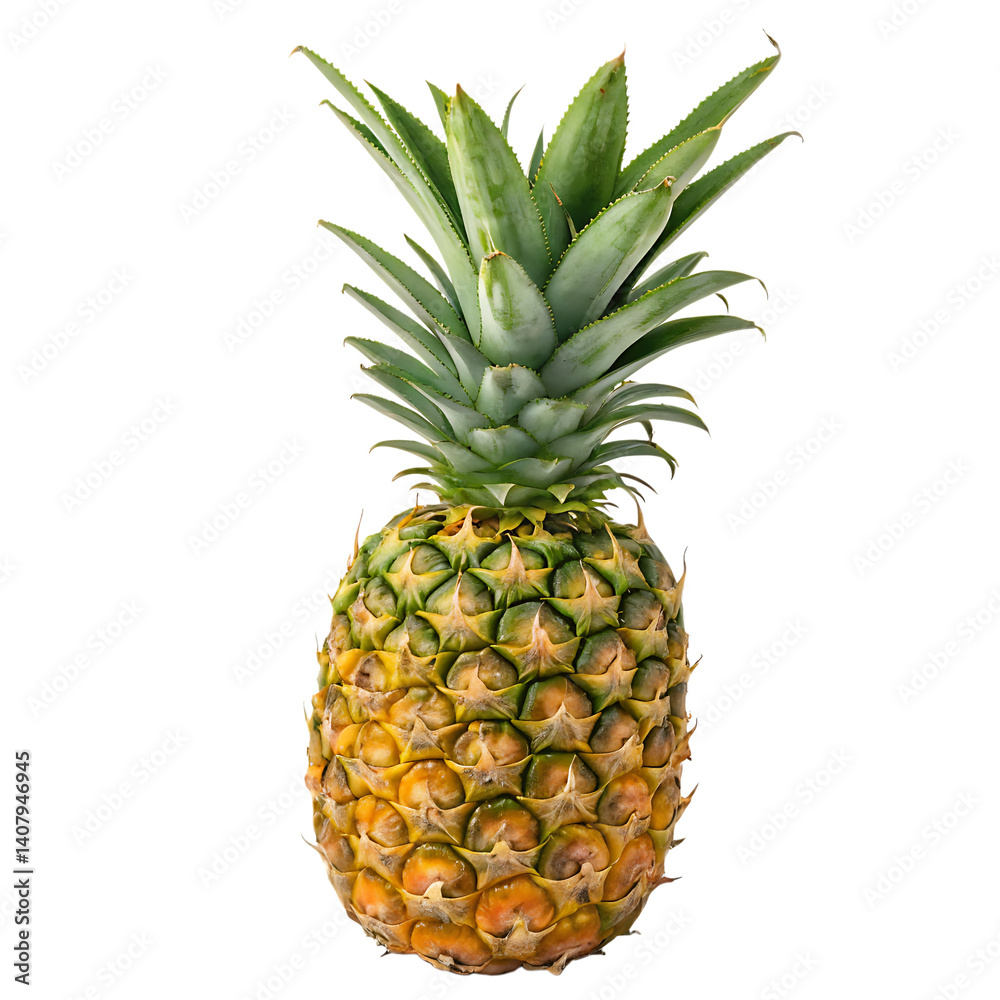 Pineapple isolated on a transparent background Pineapple isolated on a transparent background