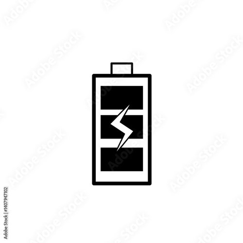 battery icon vector illustration. renewable energy icon.