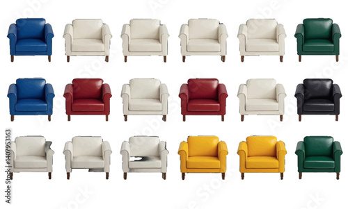 set of empty seats set of sofa