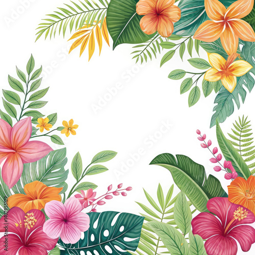 floral background with flowers