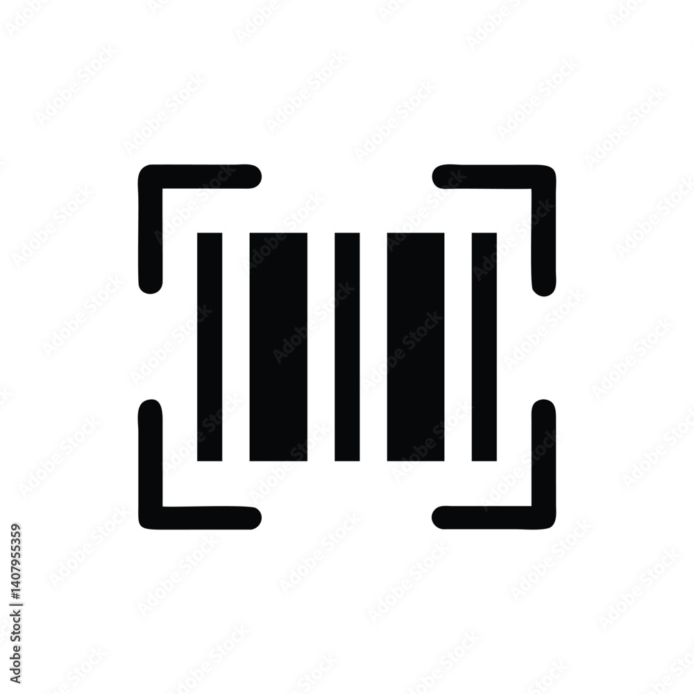 Barcode Scan Icon: Product Code Vector Barcode Scan Icon: Product Code Vector