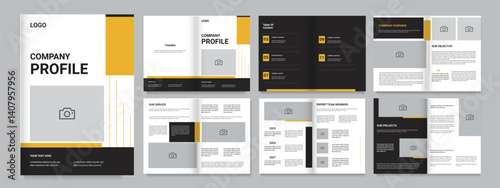 Business Company Profile Brochure, company profile layout