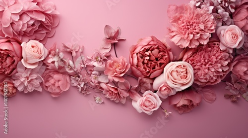 Wallpaper Mural elegance pink valentines day background Torontodigital.ca