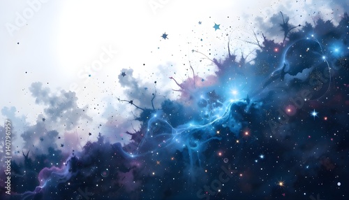 abstract blue background