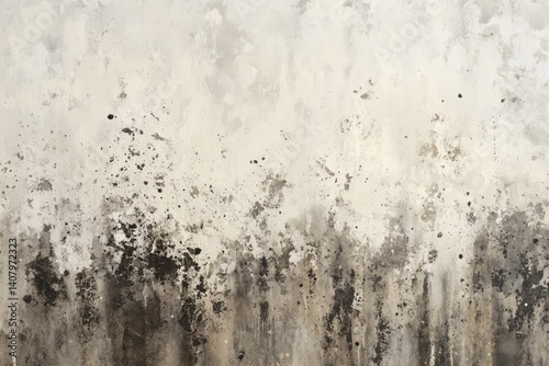 Abstract textured wall art, neutral tones, with mottled, speckled, and streaked patterns