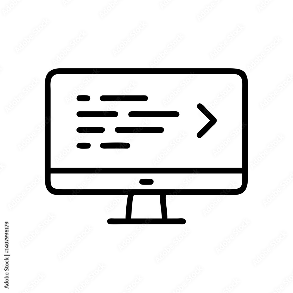 Ikona monitora komputerowego