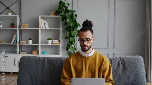 The Man Working on Laptop