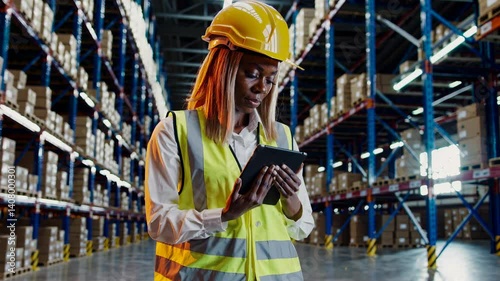 The Worker in Warehouse Setting.