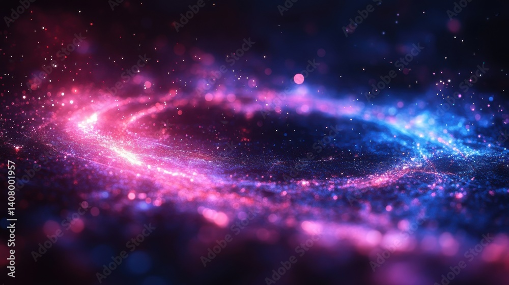 Obraz premium modern abstract blue,purple circles background abstract technology background,stock photo