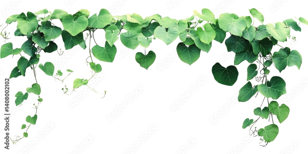 Three-Leaved Grape on transparent background Three-Leaved Grape on transparent background