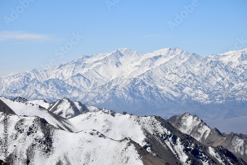 Snow covered Himalayas Leh Ladakh