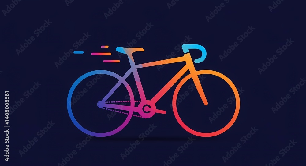 Fototapeta premium bicycle on the street