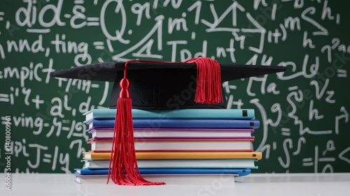 The Graduation Cap and Books