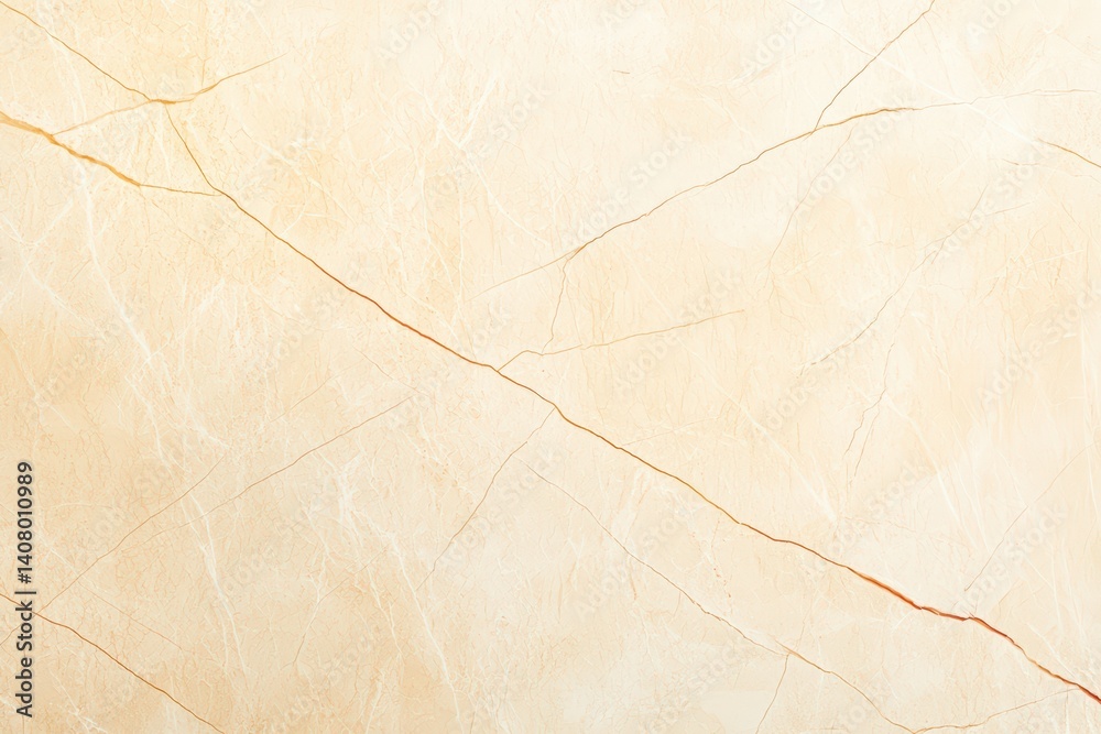 Fototapeta premium Light cream marble background with subtle veins