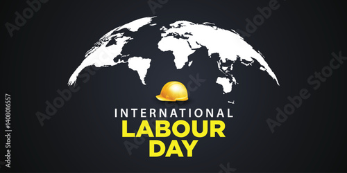 Happy World Labor Day banner. 1st May. International Labour Day. Design template. Vector illustration