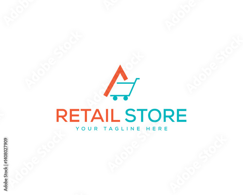 Free Download A clean, modern line art icon of a shopping cart in. - GFXLoad