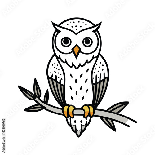 owl on branch