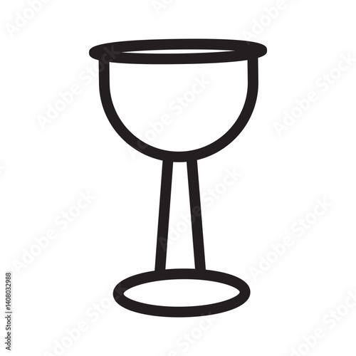 wine glass icon vector illustration isolated