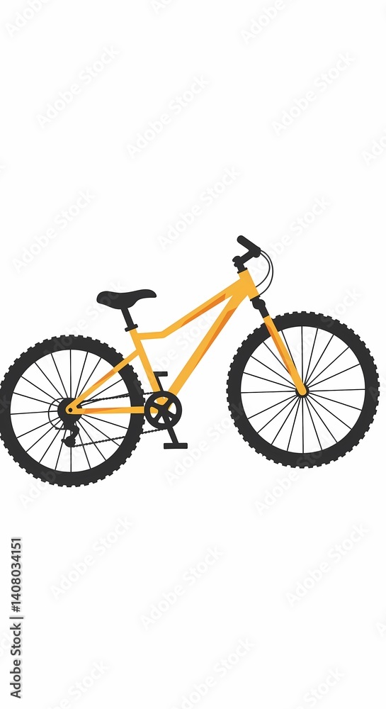 Fototapeta premium silhouette of a bicycle