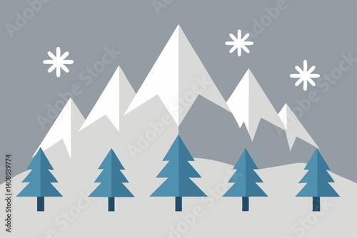 Wallpaper Mural christmas tree vector Torontodigital.ca