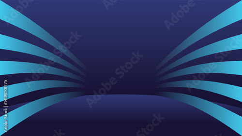 Modern Background Design With Lines That Disappear Into Depth Version 2