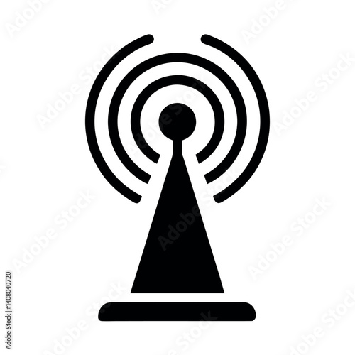 Wireless Access Point Vector Art