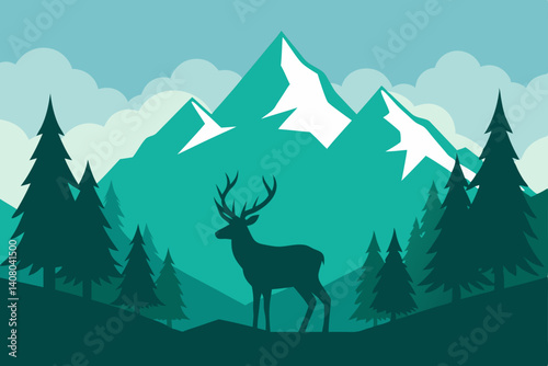 deer in the forest