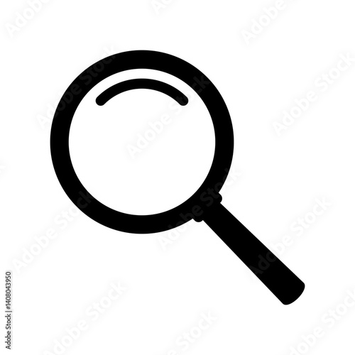 Search icon. Magnifying glass icon. Loupe icon. 