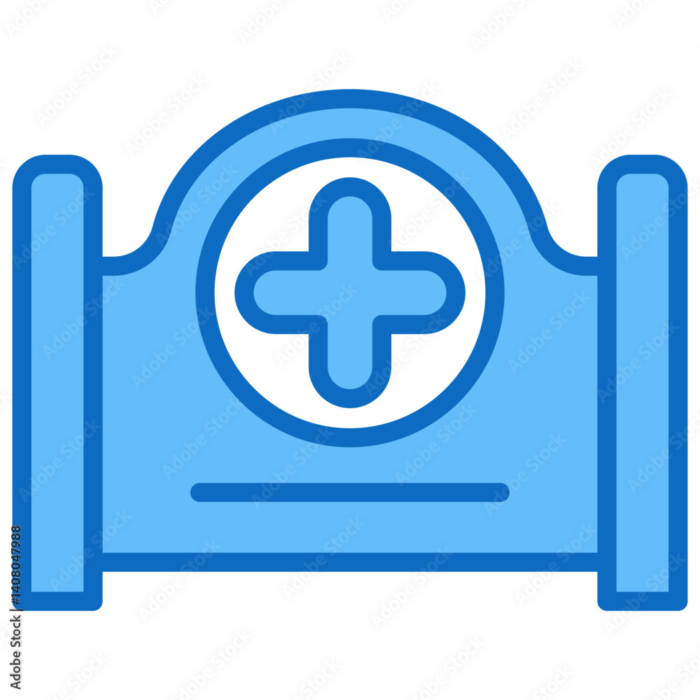 Fototapeta premium Hospital Building Icon