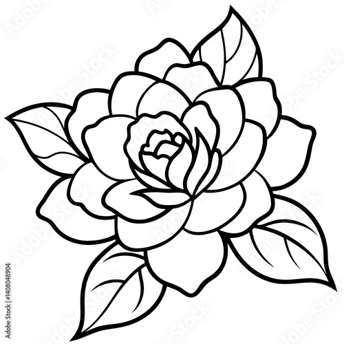 Minimal Soulful Floral Collection Vector on White Background