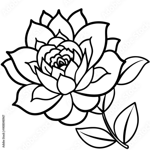 Minimal Soulful Floral Collection Vector on White Background