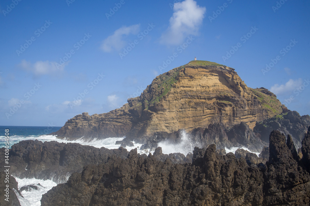 Exploring Madeira's Natural Swimming Pools at Aquario with Stunning Coastal Views