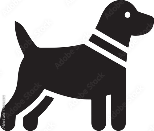 vector illustration of a dog