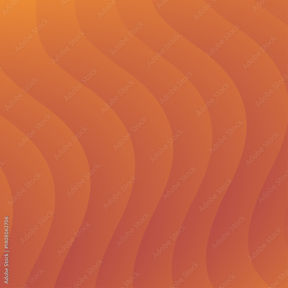 Abstract orange wave gradient background vector Abstract orange wave gradient background vector