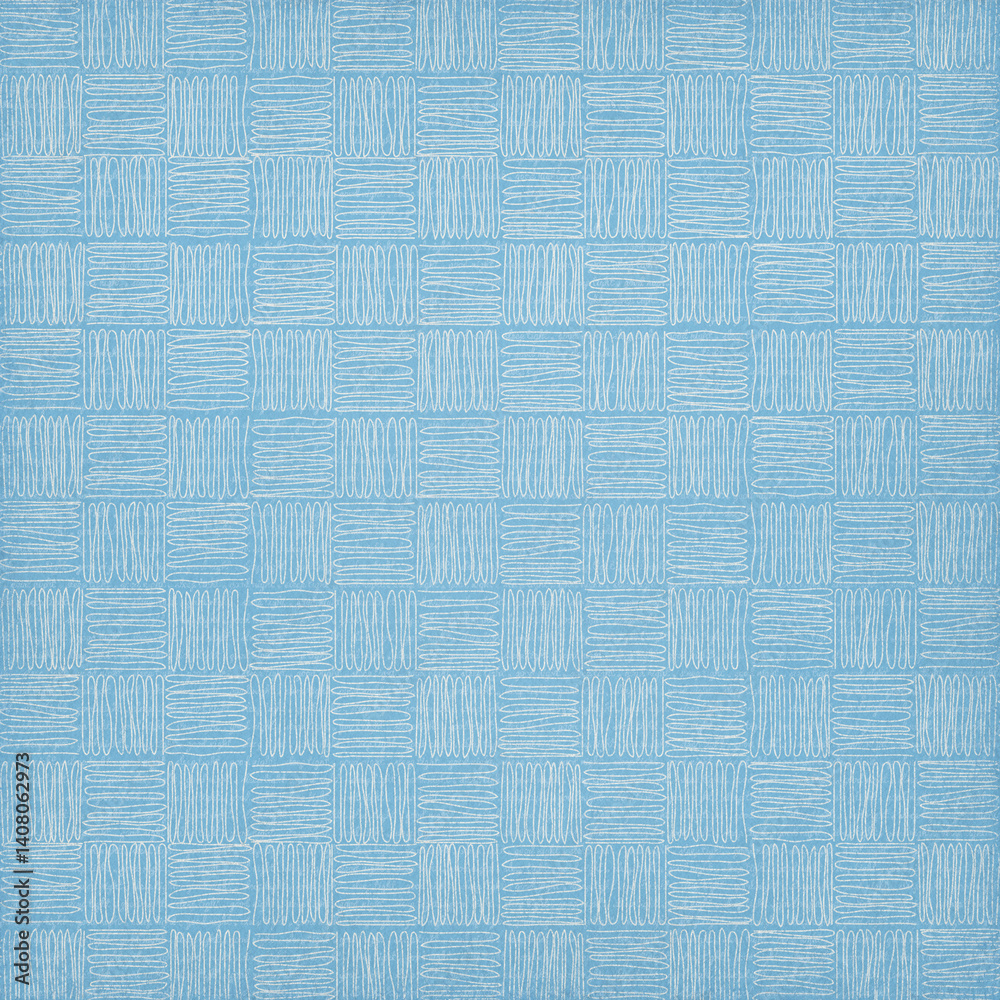 Blue plaid gingham, scottish tartan texture, grid graph paper with rhombus squares pattern, picnic napkin and curtain tablecloth, vector seamless geometric checkered fabric Blue plaid gingham, scottish tartan texture, grid graph paper with rhombus squares pattern, picnic napkin and curtain tablecloth, vector seamless geometric checkered fabric