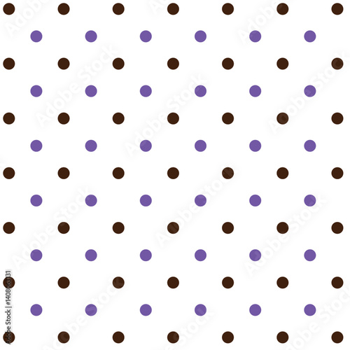 Bright Polka Dot Surface Pattern