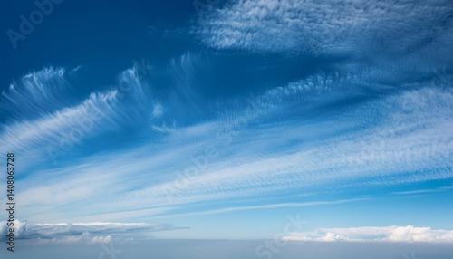 blue sky with clouds