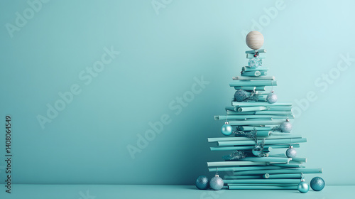 Minimalist Christmas，christmas, decoration, christmas tree,holiday, xmas,winter, decorations, celebration, presents,gift, Santa Claus，ornaments，new year，december，seasonal，gift