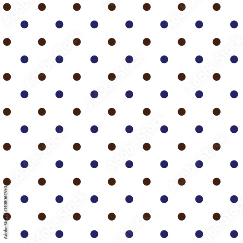 stylish polka dot pattern seamless
