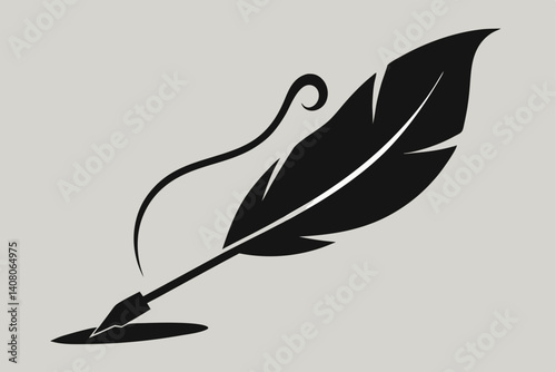feather and ink