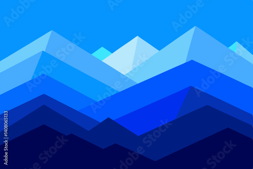 vector illustration of mountains