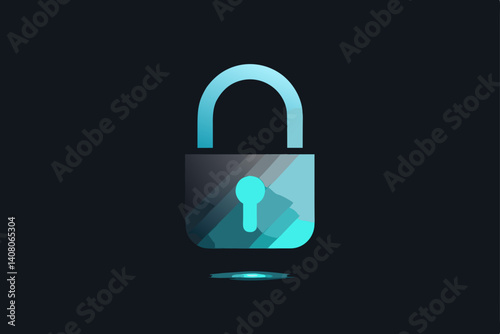 lock icon vector illustration