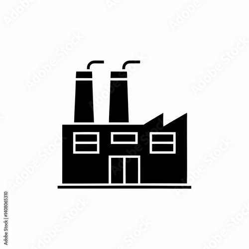 creative details Industrial Building Icon Vector Illustration