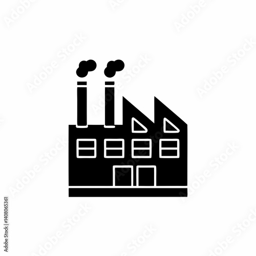 creative details Industrial Building Icon Vector Illustration
