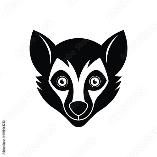 vector illustration of cat head