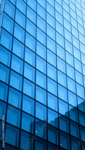 Wallpaper Mural tall building with lots of windows next to a clock Torontodigital.ca