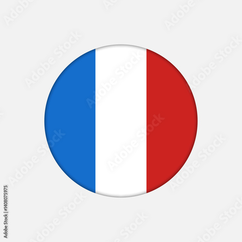 Free Download flag of France, button, badge - GFXLoad